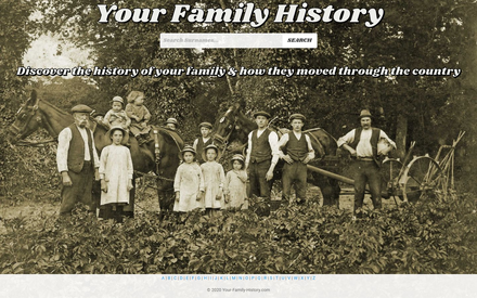 Your Family History site
